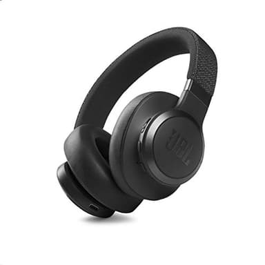 JBL Live 660NC Wireless Noise Cancelling Over-The-Ear Headphones - Black (Renewed)