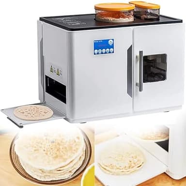 Electric Roti Baker Fully Automatic Roti Maker for Home & Commercial Use, Produces 8 Flatbreads at Once Ideal for Restaurants and Canteens
