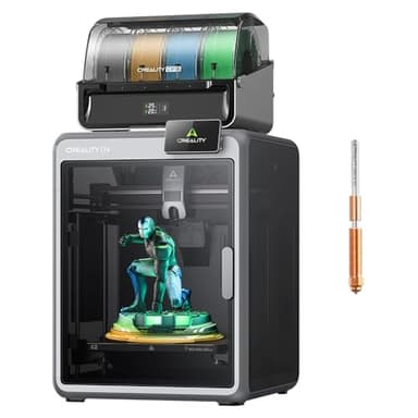 Official Creality K2 Combo 3D Printer, Multicolor 3D Printers with CFS, 600mm/s Printing Speed 300℃ Direct Drive Extruder Auto Leveling Chamber AI Camera, Printing Size 10.24x10.24x10.24 inch