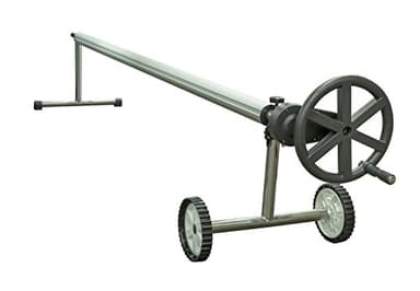 Sun2Solar 800 & 1200 Series | 25-Foot Wide Stainless Steel Solar Cover Easy Gear Reel | Perfect for in-Ground or Above-Ground Swimming Pools