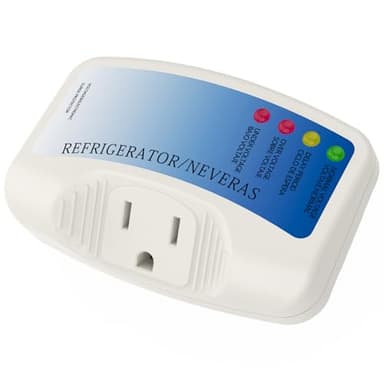 Refrigerator Surge Protector, CNAODUN Home Appliance Single Outlet Power Strip Surge Protector Voltage Brownout Outlet Suitable for PC/TV/Refrigerator 120V 15A(1 Pack)