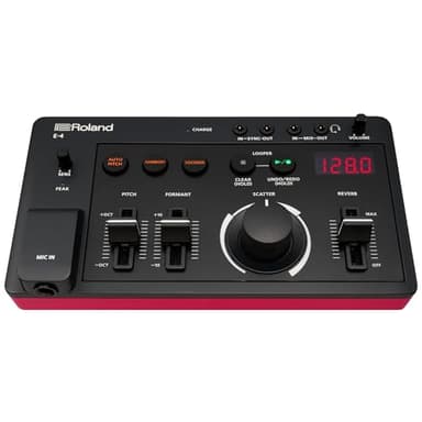 Roland AIRA Compact E-4 VOICE TWEAKER| Vocal Performance Tool with Powerful Voice Transformer Effects | Vocoder | Looper | Harmony | Auto Pitch | MIDI | For Singing & Vocal Artists