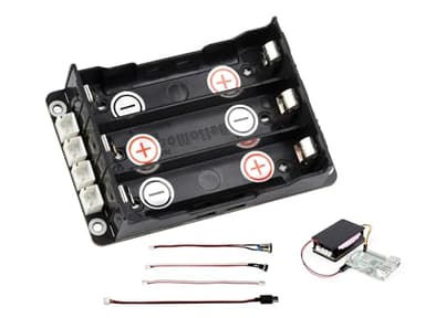 Uninterruptible Power Supply UPS Module Compatible with Raspberry Pi 5/4B/3B+/3B/2B,Supports Charging and Power Output at The Same Time, 3S & 5V 5A Output,Adapting Various Interfaces via Cables