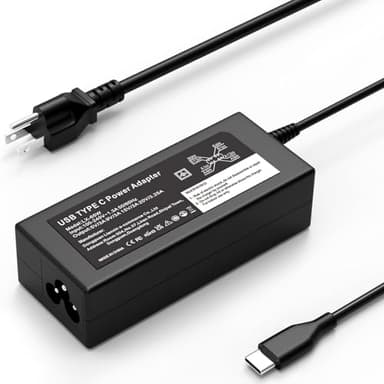 Nivjuky 65W 45W USB C Laptop Charger, Universal Fast Charger Compatible with Dell-Travel & Business Type C Power Adapter, School AC Power Supply Cord