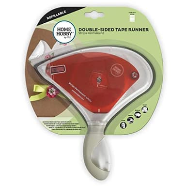 Scrapbook Adhesives by 3L 2000 3L Scrapbook Adhesives E-Z Runner Grand Permanent Refillable Adhesive Dispenser, 150 Feet (02000) , Red