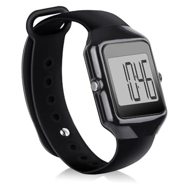 Pedometer for Walking, Simple 3D Step Counter for Walking with Steps and Time Modes for Men Women Adults Seniors, Black