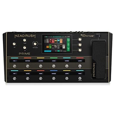 HeadRush Prime - Guitar and Vocal Multi Effects Pedal and Amp Modeling Processor with Amp Cloner, Antares Auto-Tune, WiFi, Touchscreen, Looper and Bluetooth