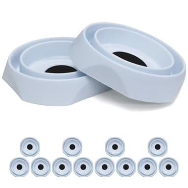Bed Bug Interceptors Trap Detector | Bedbug Traps for Bed Legs with Anti Skid Pads (White -12 Pcs)
