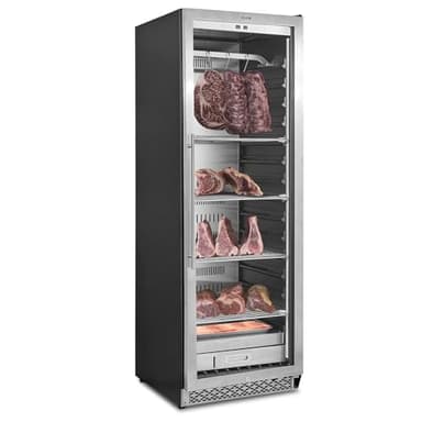 VEVOR 298 LBS Dry Aging Fridge for Steaks, Dry Ager Refrigerator for Meat with Precise Temperature & Humidity Control, Freestanding & Built-in Beef Aging Machine, Himalayan Salt Not Included