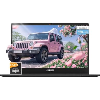 ASUS Chromebook 14 inch Laptop - Google Chromebook School Student - 8Core MediaTek Kompanio 520 - FHD Display - USB C - Wi-Fi 6-15hours Battery Life - 2024 (4GB RAM | 192GB Storage), Black