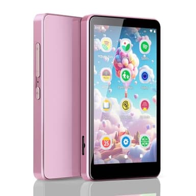 MP3 Player for Kids with Spotify, Parental Controls, Spotify Kids, Audible, Amazon Music, Libby, 4.0” IPS Kids Music Player Up to 512GB (Pink)