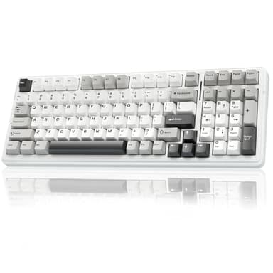 AULA F99 Wireless Mechanical Keyboard,Tri-Mode BT5.0/2.4GHz/USB-C Hot Swappable Custom Keyboard,Pre-lubed Linear Switches,RGB Backlit Computer Gaming Keyboards for PC/Tablet/PS/Xbox