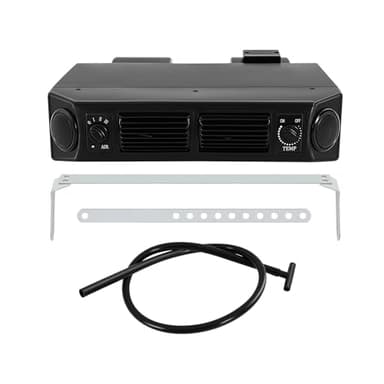 CNCEST Universal Air Conditioner UN, Car Air Conditioner 12V 30W Universal A/C 32 Pass 4 Way Coil, Maximum Airflow and Cooling Capacity 3 Flow Speed Air Conditioning Evaporator for Car RV