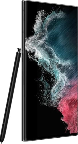 Samsung Galaxy S22 Ultra 5G, US Version, 512GB, Phantom Black - Unlocked (Renewed)