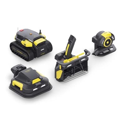 YARBO 4-in-1 Modular Robot, Lawn Mower, Snow Blower and Leaf Blower with Auto-Recharging, AI Multi-Zone Mapping & RTK for Navigation