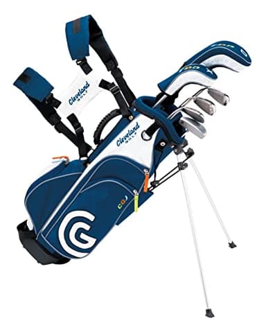 DUNLOP Cleveland Golf Cleveland Golf Junior Medium (6-Pack) for 7-10 Years (115cm-135cm) Lie Angle: 60°(I#7), Blue