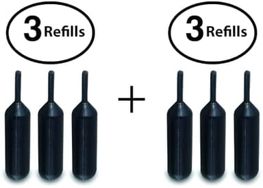 Vantamo Identity Theft Protection Roller Stamps Refills - Refills for Confidential Roller Stamp, Anti Theft, Privacy & Security Stamp, Designed for ID Blackout Security - 6 Refills