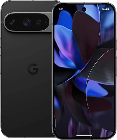 Google Pixel 9 Pro - Unlocked Android Smartphone, Triple Rear Camera System, 24-Hour Battery, and 6.3" Super Actua Display - Obsidian - 128 GB (Renewed)