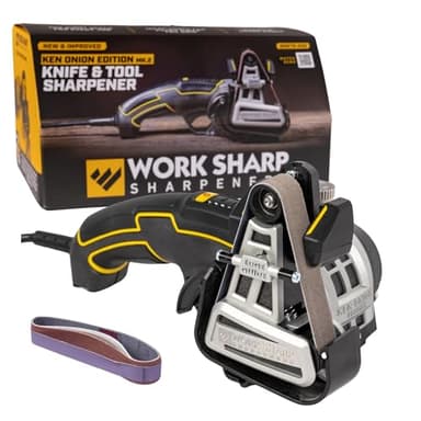 Work Sharp Ken Onion Knife Sharpener Tool - Adjustable Knife Sharpening System - For Knives, Scissors, Serrated Blades, & Tools