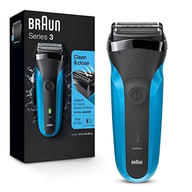 Series 3 310s Wet & Dry Electric Shaver for Men/Rechargeable Electric Razor, Blue