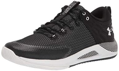 Under Armour Women's HOVR Block City, Black (001)/White, 7.5 M US