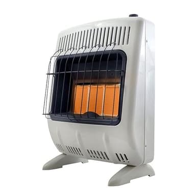 20,000 BTU Vent Free Radiant Dual Fuel Heater