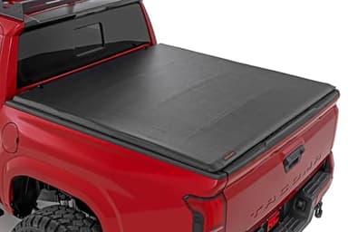 Rough Country Soft Roll Up Truck Bed Tonneau Cover for Toyota Tacoma (2024-2026) - Fits 5' (60") Bed, Weather-Resistant Roll Up Bed Cover