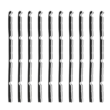 Foam Closure Strips for Metal Roof Sheets, 9 Inch x 3 Feet Long, 10pcs, for Sealing and Insulation