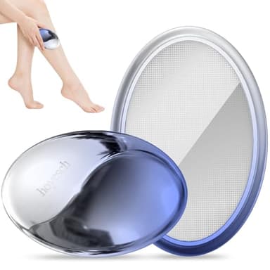 hoyesch Crystal Hair Eraser for Women and Men, Reusable Crystal Hair Remover Painless Exfoliation Epilators Hair Removal for Women, Magic Hair Eraser for Back Arms Legs (Gradient Blue)