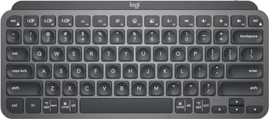 Logitech MX Keys Mini Minimalist Wireless Illuminated Keyboard, Compact, Bluetooth, Backlit, USB-C, Compatible with Apple macOS, iOS, Windows, Linux, Android, Metal Build - Graphite (Renewed)