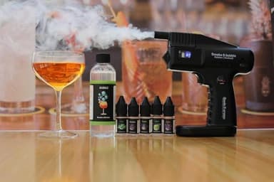 Cocktails | Aroma Bubble Gun | Steam Cocktail Bubbles | Includes 5 Aromas and Bubbles - Food & Beverage, Bars/Restaurants