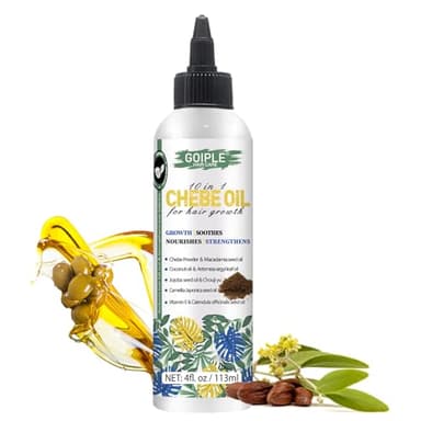 WOZUTUNT 4 FL OZ Natural Chebe Hair Oil for Hair Growth, Moisturizer for Scalp, for All Hair Types
