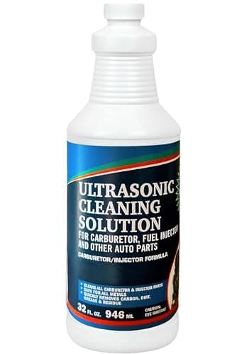 NORTHWEST ENTERPRISES Ultrasonic Cleaner Solution for Carburetors and Engine Parts. Concentrated Washing Compound for use in Ultrasonic Machines and Immersion Washers - Automotive Fluid (32 oz)