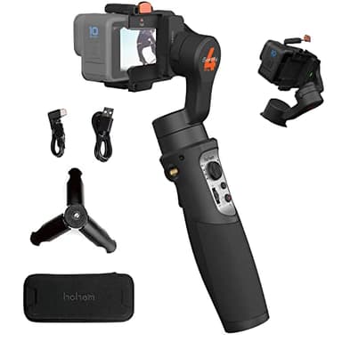 hohem iSteady Pro 4 3-Axis Gimbal Stabilizer for GoPro 13/12/11/10/9 8/7/6/5, for Osmo Action and Other Action Cameras,Support Bluetooth & Cable Control, IPX4 Splash Proof with Tripod