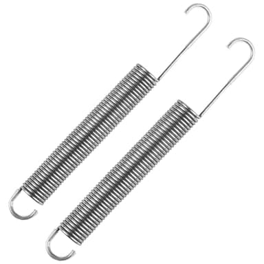 Zookpr 2Pcs 7 Inch Recliner Springs Replacement Sofa Chair Mechanism Tension Furniture Replacement Parts -Long Neck Hook Style