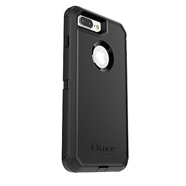 OtterBox iPhone 8 Plus & iPhone 7 Plus (ONLY) Defender Series Case - Black, Rugged & Durable, with Port Protection, Includes Holster Clip Kickstand