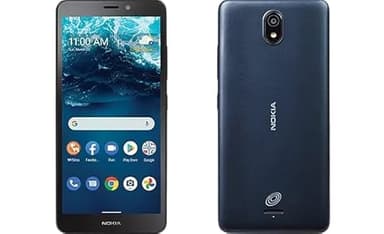 Nokia C100 4G LTE N152DL 32GB Storage 3GB RAM 5.45" HD+ Display Android 12 Total Wireless Locked Blue