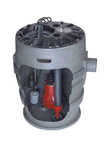Liberty Pumps P372LE51 Sewage Pump System, 1/2HP, 115V, 2" discharge, 21"x30" basin