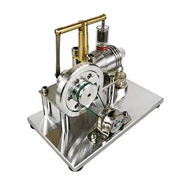 Physical Model of Stirling Engine Generator Small Engine External Combustion Engine steam Engine