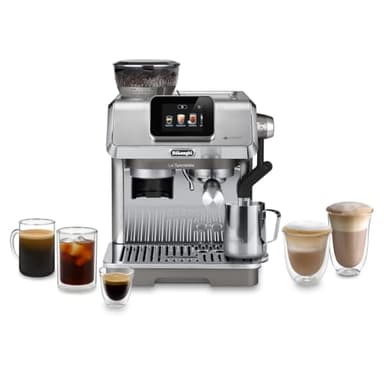 De'Longhi La Specialista Touch Espresso Machine with Grinder & Milk Frother – Cold Brew & Iced Coffee Maker, Burr Grinder, 10 Drink Presets, Compact Bean to Cup, Award-Winning Italian Design