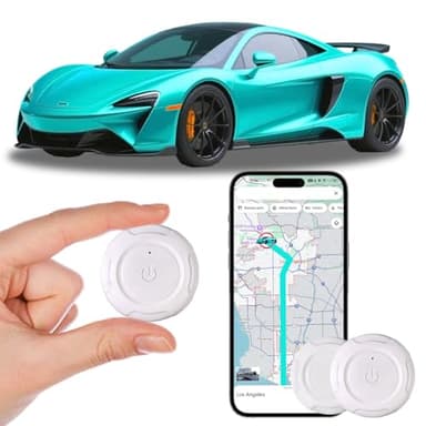 GPS Tracker for Vehicles,Cars,Kids,Pets,and Motorcycles | Real-Time Location Tracking | No Monthly Fee No Subscription | Mini GPS Tracker Device for Car,Dog,Elderly,and Personal Use