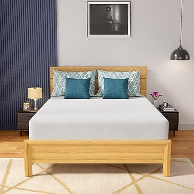 PayLessHere Queen Size Mattress 12 Inch Gel Memory Foam Mattress with Breathable & Washable Soft Fabric Zippered Cover, Medium Firmness, White