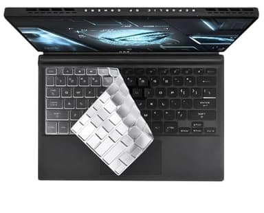 Silicone Keyboard Skin Cover Compatible for ASUS TUF Gaming A14 (2024) FA401 Series, 2023 ASUS ROG Flow X13 GV302 Series 13.4", 2023 2022 ASUS ROG Flow Z13 GZ301 Series 13.4" Gaming Laptop (Clear)