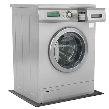 Nuanchu 10mm x 32 x 29in Extra Large and Thick Mat for Under Washer and Dryer, Waterproof Floor Pad, Laundry Machine Non-Slip Shockproof Pad for Floor Protection, Shock Absorbing, Noise Reducing