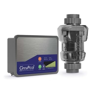 CircuPool EDGE25 Salt Chlorine Generator | USA-Made | 7 Year Manufacturer Warranty | No DIY Install Penalty | 1.2 lb CL Output | Electronic Salt Chlorinator System for Pools up to 25,000 Gallons