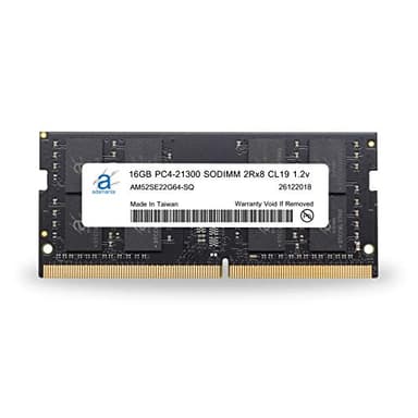 Adamanta 16GB (1x16GB) Compatible for Dell Latitude 7000 Series 7214, 7280, 7290, 7380, 7390 Laptop DDR4 2666MHz PC4-21300 SODIMM 2Rx8 CL19 1.2v Notebook Memory Module Upgrade RAM