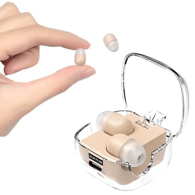 Xmenha Mini Invisible Small Bluetooth Earbuds Sleeping for Small Ears Low Profile Tiny Hidden Discreet Smallest Earbuds for Work Sleep Ear Buds Invisible Headphones Buds Skin Tone