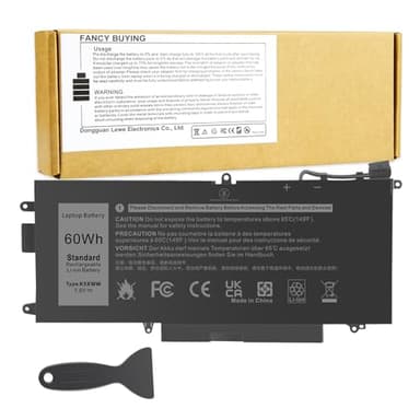 Fancy Buying K5XWW Laptop Battery for Dell Latitude 7389 7390 2-in-1 Latitude 12 5000 5289 2-in-1, fits E5289 L3180 Series P29S001 P29S002 451-BBZC 725KY 71TG4 N18GG 6CYH6 CFX97
