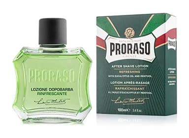 Proraso After Shave Lotion - Eucalyptus Oil & Menthol - Refreshing After Shave Splash for All Beard Types - Premium Italian Shaving for Men - 3.4oz