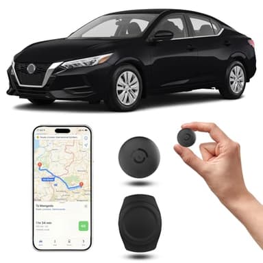 Hidden Magnetic Mini GPS Tracker for Vehicles – No Subscription GPS Device, Real-Time GPS Tracking for Kids, Pets, or Vehicles, Works with Apple Find My, Vehicle Locator, No SIM Required